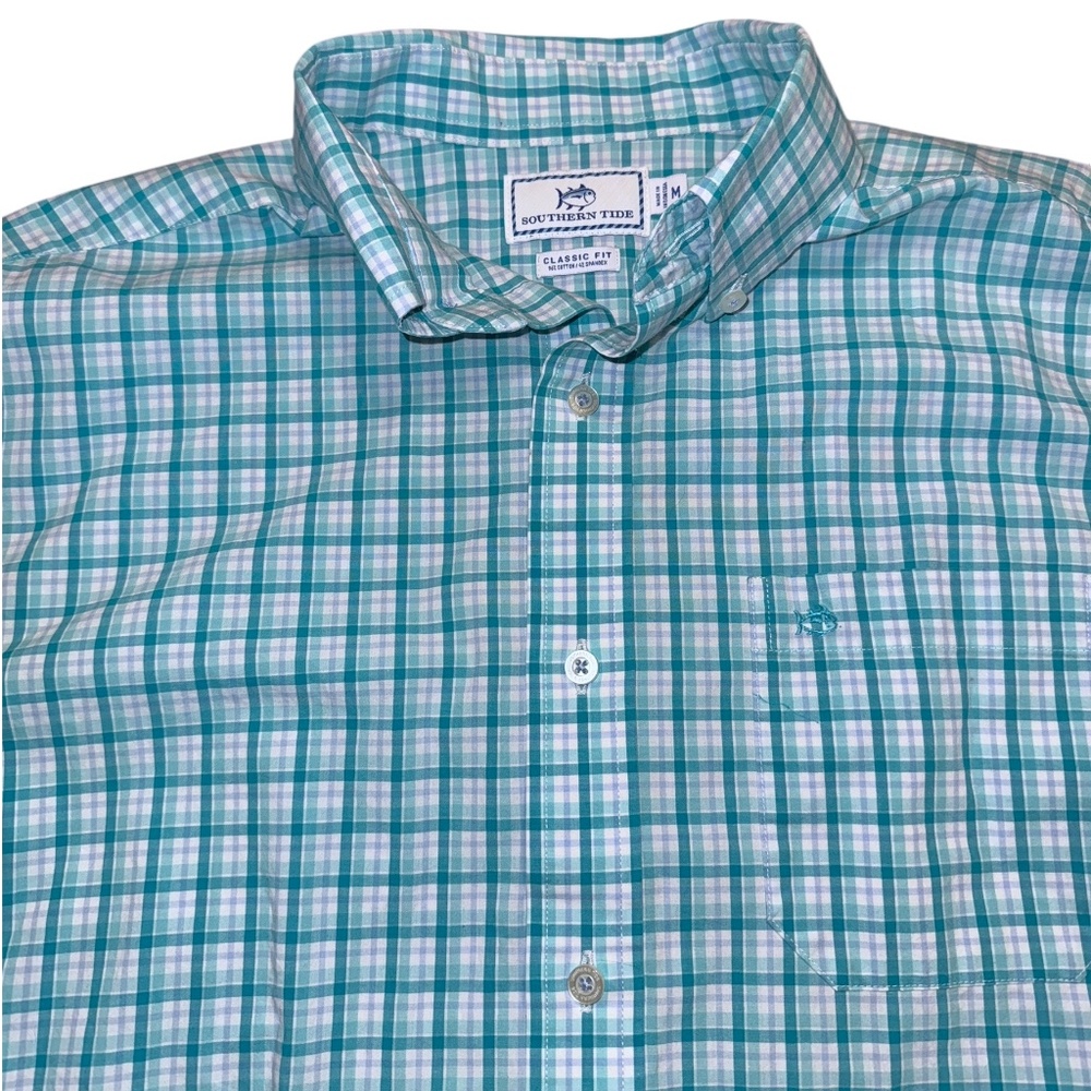 Southern Tide Men's Long Sleeve Classic Fit Plaid Shirt Size M‎